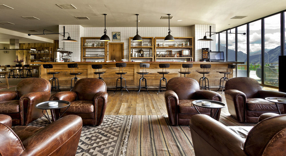 Rooms Hotel Kazbegi Exterior photo The interior of a Starbucks Reserve store in Kyoto, Japan